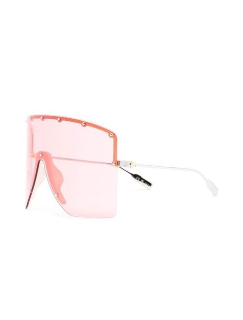 Gucci Eyewear tinted visor sunglasses