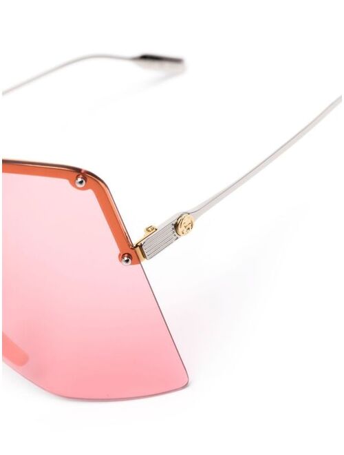 Gucci Eyewear tinted visor sunglasses