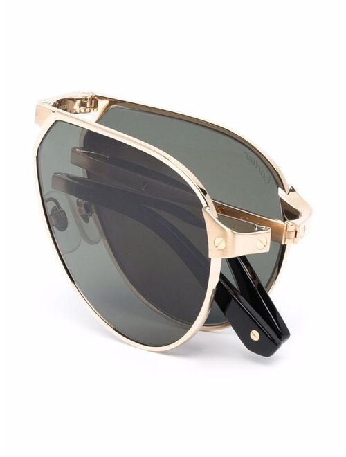 Cartier Eyewear CT0265S pilot-frame sunglasses