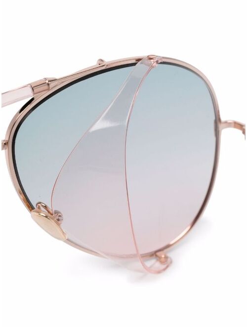 TOM FORD Eyewear pilot-frame sunglasses