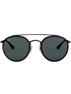 RB3647 round double-bridge sunglasses