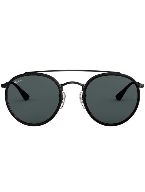 RAY-BAN RB3647 round double-bridge sunglasses
