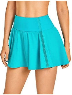 Women's High Waisted Pleated Tennis Skirts Lightweight Athletic Workout Running Sports Golf Skorts with Pockets