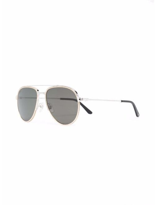 Cartier Eyewear Santos de Cartier aviator-frame sunglasses