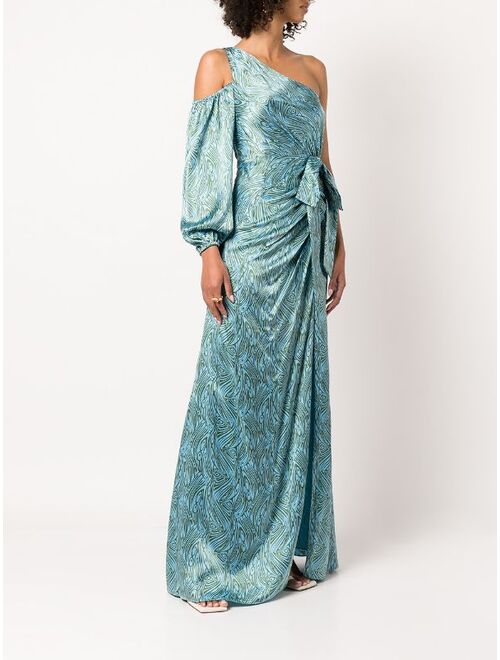 Cinq A Sept Rosen asymmetric gown