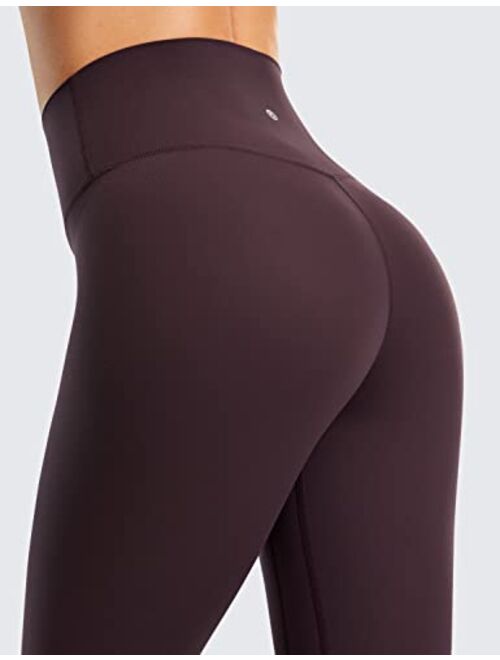 CRZ YOGA Womens Brushed Naked Feeling Workout Leggings 25" / 28"- High Waisted Gym Compression Tummy Control Yoga Pants