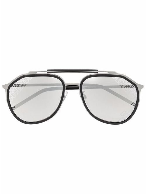 Dolce & Gabbana Eyewear aviator frame sunglasses