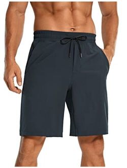Men's Linerless Workout Shorts - 7''/ 9" Quick Dry Running Sports Athletic Gym Shorts with Pockets