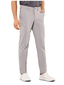 Men's Stretch Golf Pants - 31"/33"/35" Slim Fit Stretch Waterproof Outdoor Thick Golf Work Pant with Pockets
