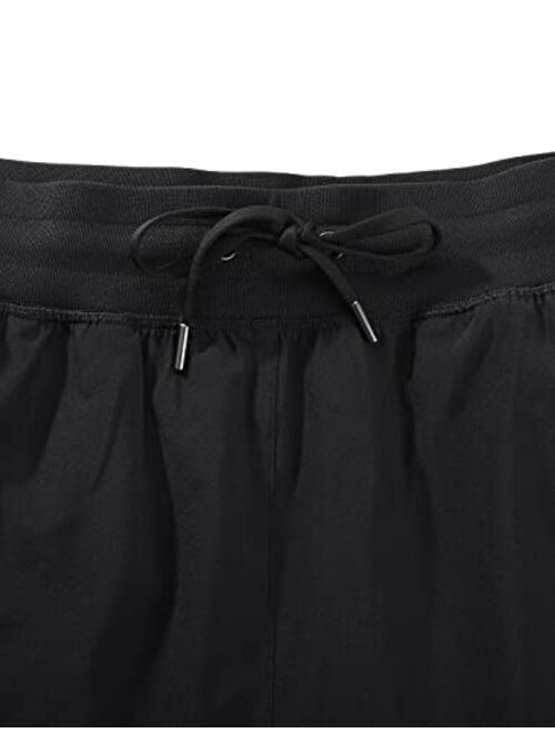 CRZ YOGA Women's 5''/7''/9'' Lightweight Quick Dry Athletic Long Shorts - High Waist Workout Running Shorts with Pockets
