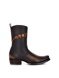 Men's Boot in Genuine Leather Black