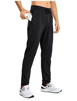 Mens 4-Way Stretch Comfy Athletic Pants 30'' - Track Hiking Golf Gym Workout Joggers Work Pants Sweatpants