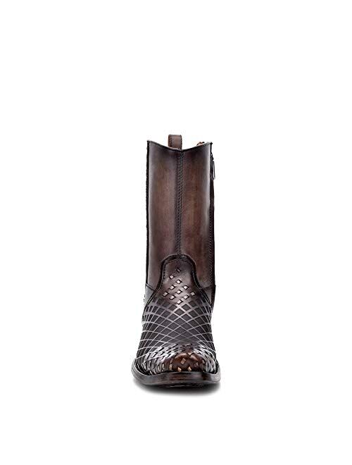 Cuadra Men's Boot in Genuine Leather with Zipper Black