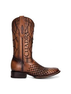 Men's Rodeo Boot in Genuine Leather Brown