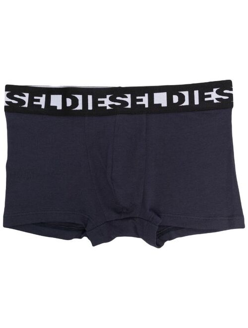 DIESEL KIDS logo-waistband detail boxer pack