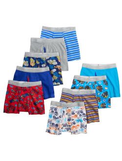 Toddler Boy Hanes Ultimate 9-Pack Assorted Print Boxer Briefs