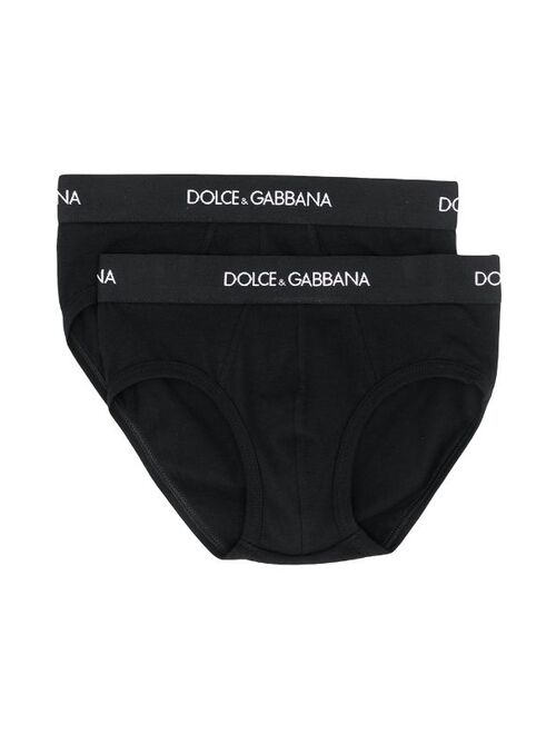 DOLCE & GABBANA KIDS pack of 2 briefs