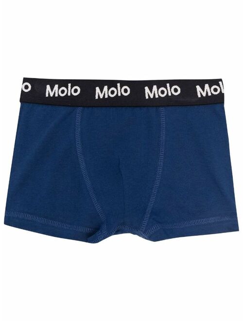 Molo logo-waist two-pack boxer briefs