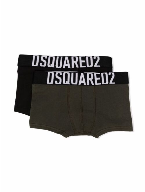 Dsquared2 Kids logo-print boxer pack