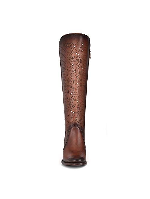 CUADRA Women's Boot in Genuine Leather Brown