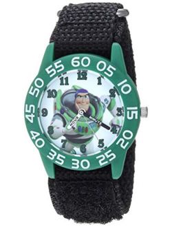 Toy Story Kids' Plastic Time Teacher Analog Quartz Nylon Strap Watch