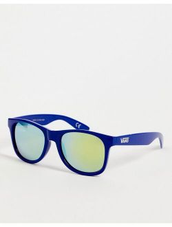Spicoli square frame sunglasses in blue