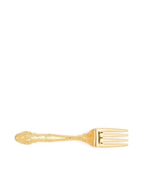 MOSCHINO fork pin brooch