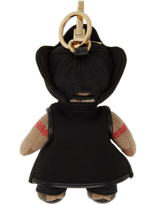 Burberry Beige & Black Thomas Bear Keychain
