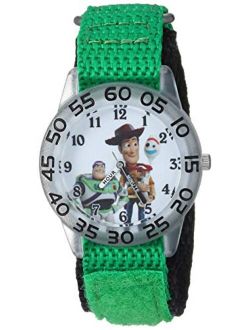 Toy Story Kids' Plastic Time Teacher Analog Quartz Nylon Strap Watch