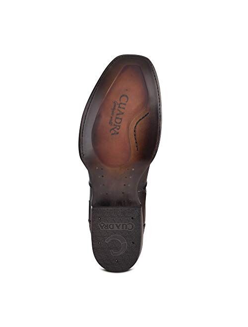 Cuadra Men's Boot in Genuine Leather with Zipper Brown