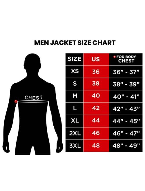 Decrum Mens Suede Jacket - Genuine Leather Suede Jacket for Men