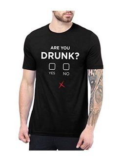 Mens are You Drunk T Shirt - Funny Drinking Sarcastic Humor Tee