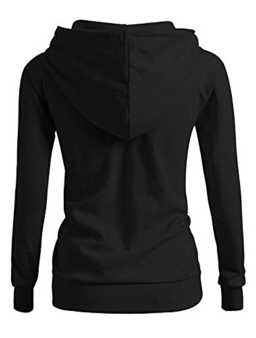 Decrum Black Stranger Hoodie For Women - Vintage Things Merchandise Pullover Hooded Sweatshirt