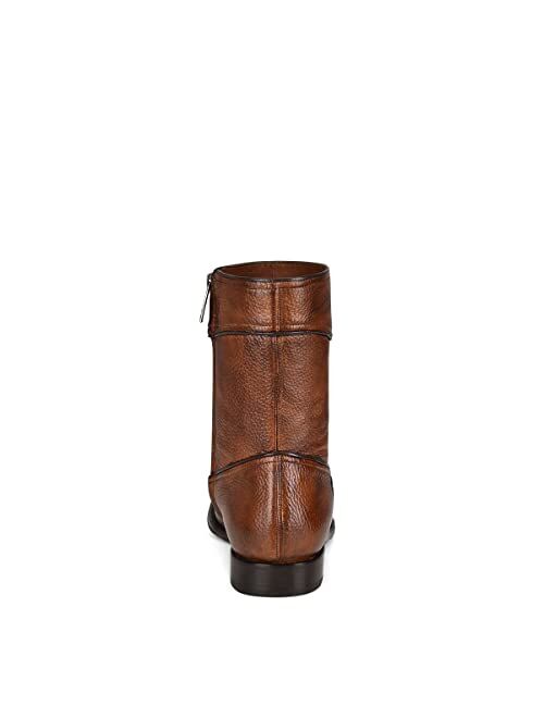 FRANCO CUADRA Men's Boot in Genuine Deer Leather Brown