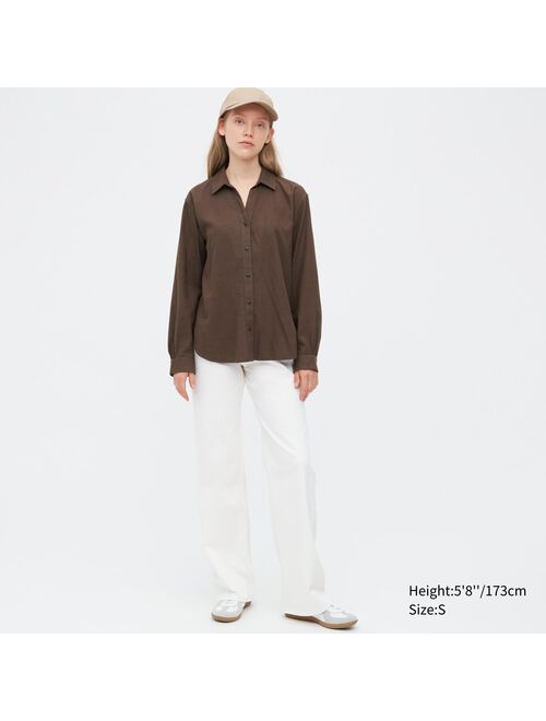 Uniqlo Soft Brushed Long-Sleeve Shirt