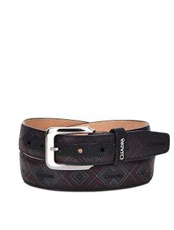 Men's Dress Belt With Genuine Stingray Leather