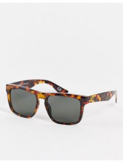 square frame sunglasses in tortoiseshell