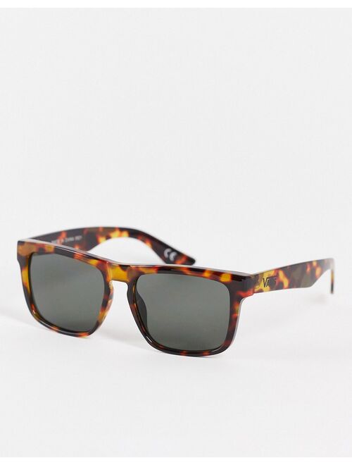 Vans square frame sunglasses in tortoiseshell