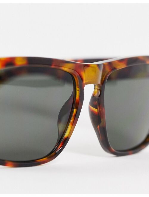 Vans square frame sunglasses in tortoiseshell