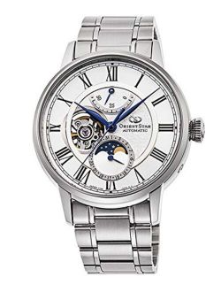 Star RK-AY0102S [Watch Classic Mechanical Moon Phase Men's Metal Band] Wristwatch