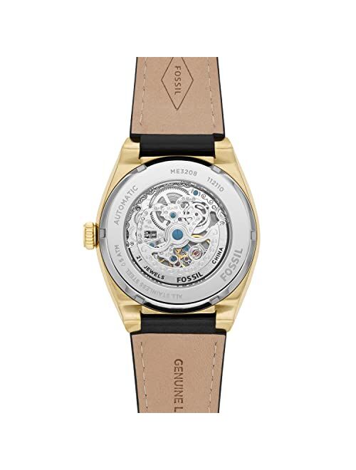 Fossil Men's Everett Stainless Steel Mechanical Automatic Watch