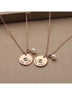 Zuo Bao 3 Sister Necklace Big Sister Middle Sister Little Sister Necklace Set Sisters Gift Best Friend Necklace
