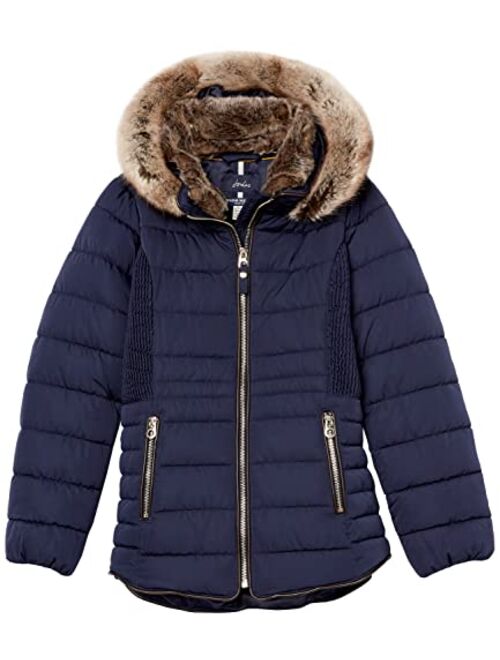 Joules Girls' Quilted Coat