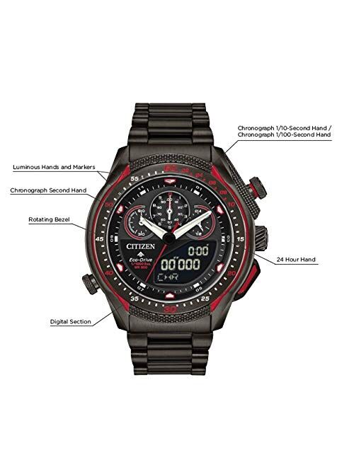 Citizen Eco-Drive Promaster SST Quartz Men's Watch, Stainless Steel, Gray (Model: JW0137-51E)