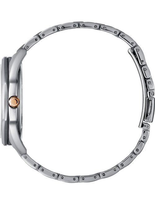 Citizen Eco-Drive Men's Corso Diamond-Accent Two-Tone Stainless Steel Bracelet Watch 41mm