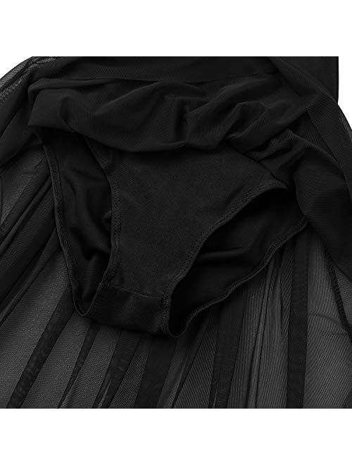 Freebily Kid Girls Floral Sequin Sleeveless Tank Leotard Modern Dance Contemporary Lyrical Dress Dancewear Costume Maxi Skirt