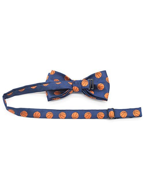 Carahere Boys Handmade Adjustable Pre-Tied Pattern Bow Ties For Kids Toddler Bow Ties