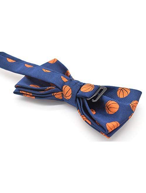 Carahere Boys Handmade Adjustable Pre-Tied Pattern Bow Ties For Kids Toddler Bow Ties