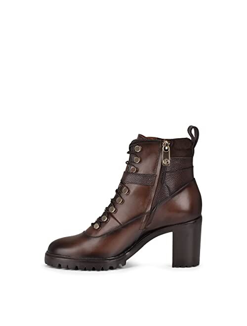 FRANCO CUADRA Women's Bootie in Genuine Leather with Laces