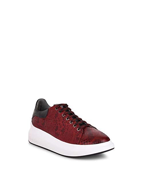 FRANCO CUADRA Women's Sneakers in Genuine Python Leather with Bovine Leather